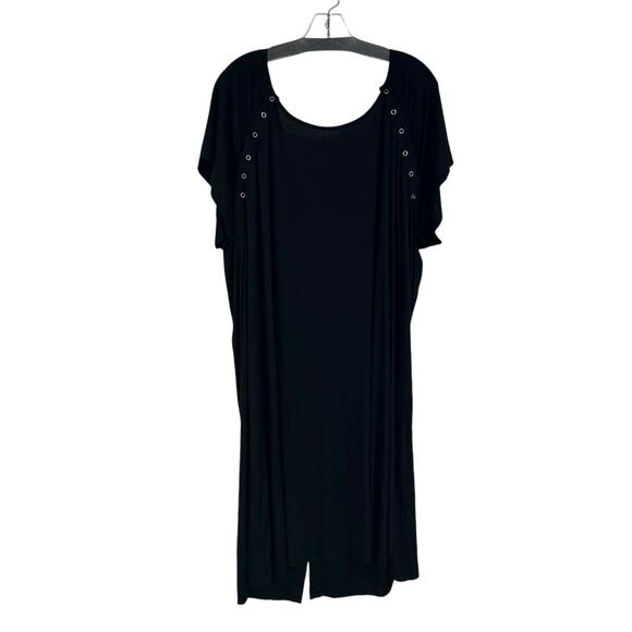 NWT Three Little Tots Mommy Nursing Gown Black Size 3 / Large - XL / 12 - 16 - Picture 1 of 6